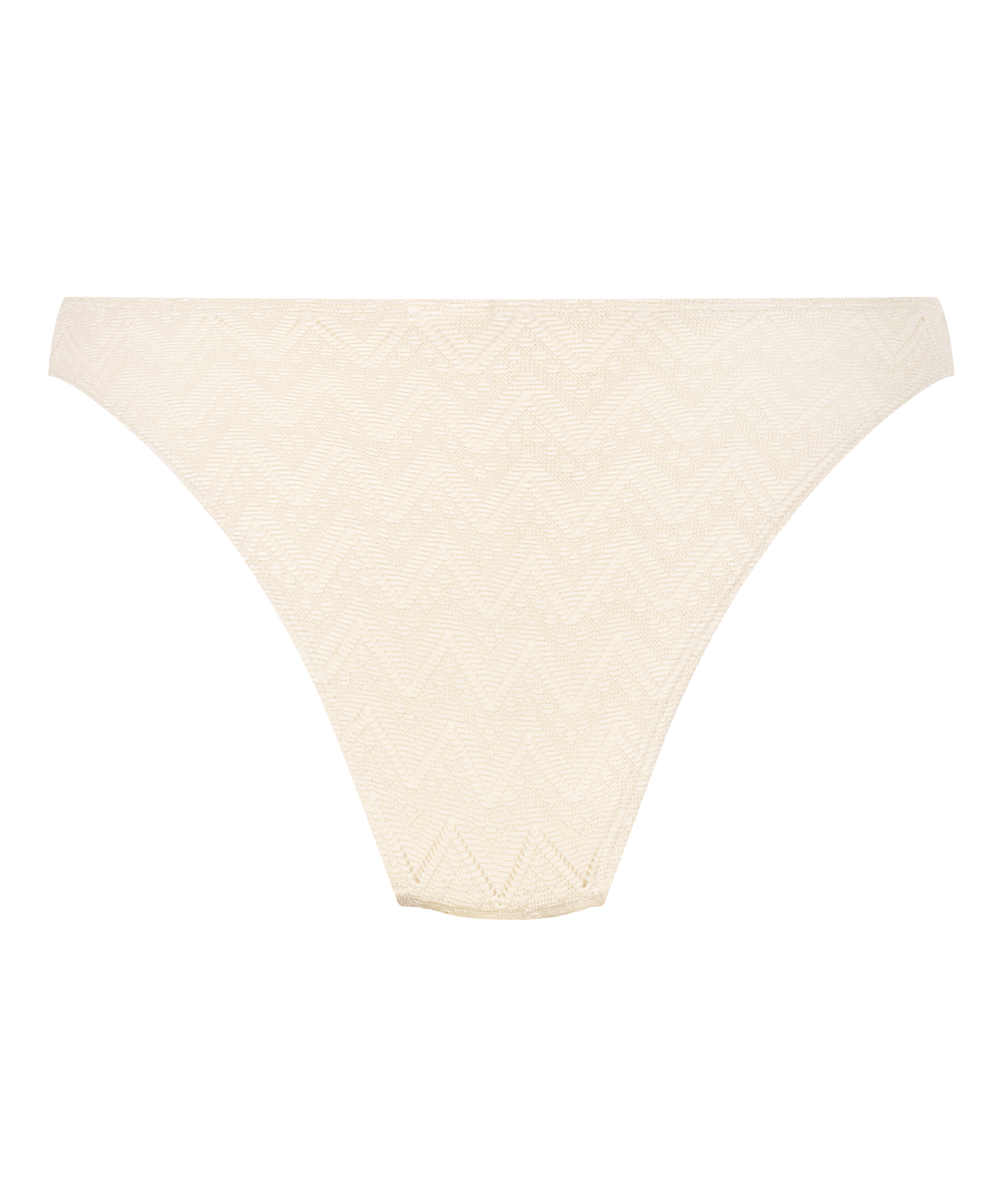 Majtki Bikini Crochet, Biały, main