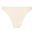 Majtki Bikini Crochet, Biały