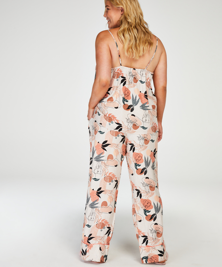 Woven Pyjama Bottoms, Różowy