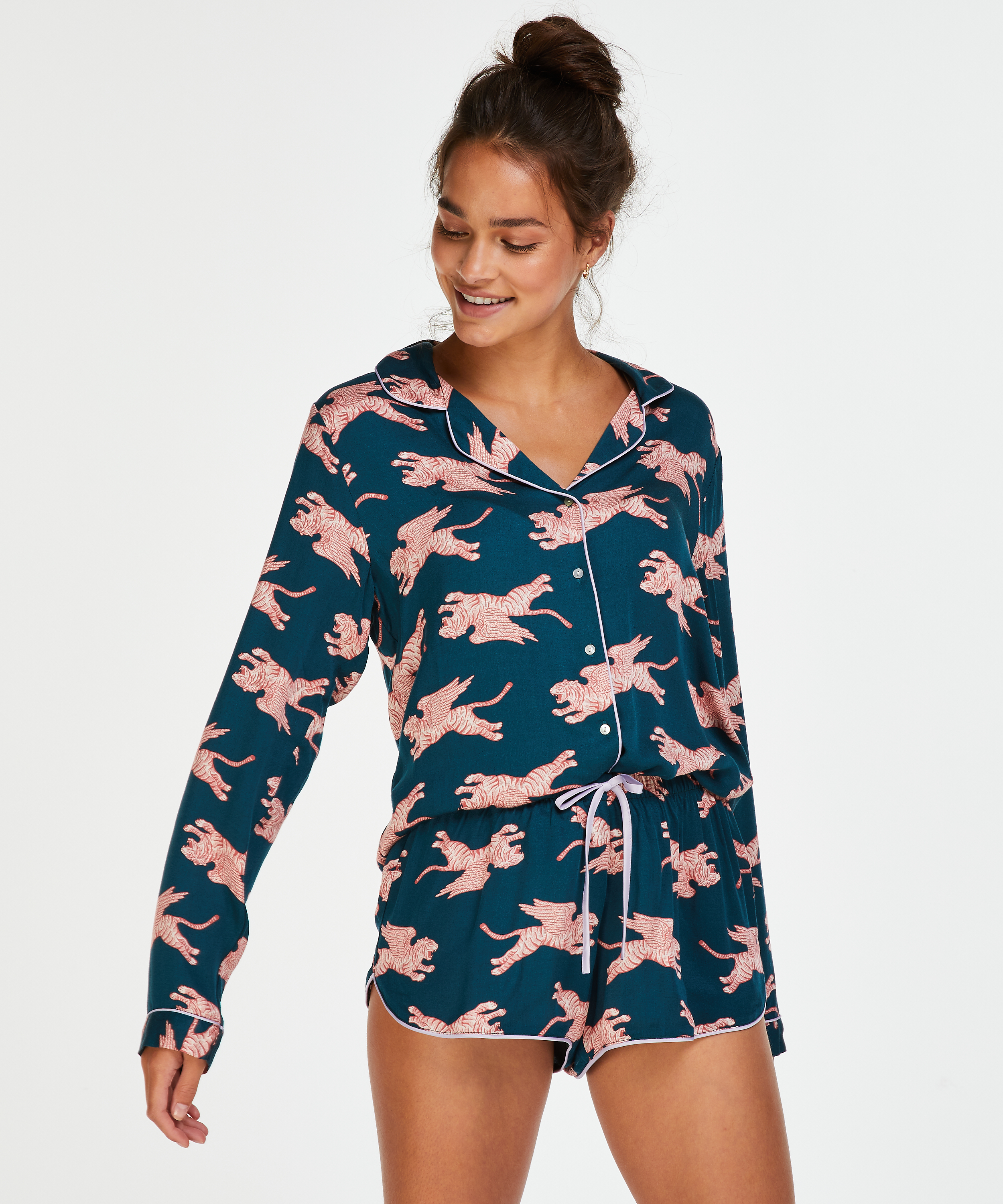 Woven Short test, Niebieski, main