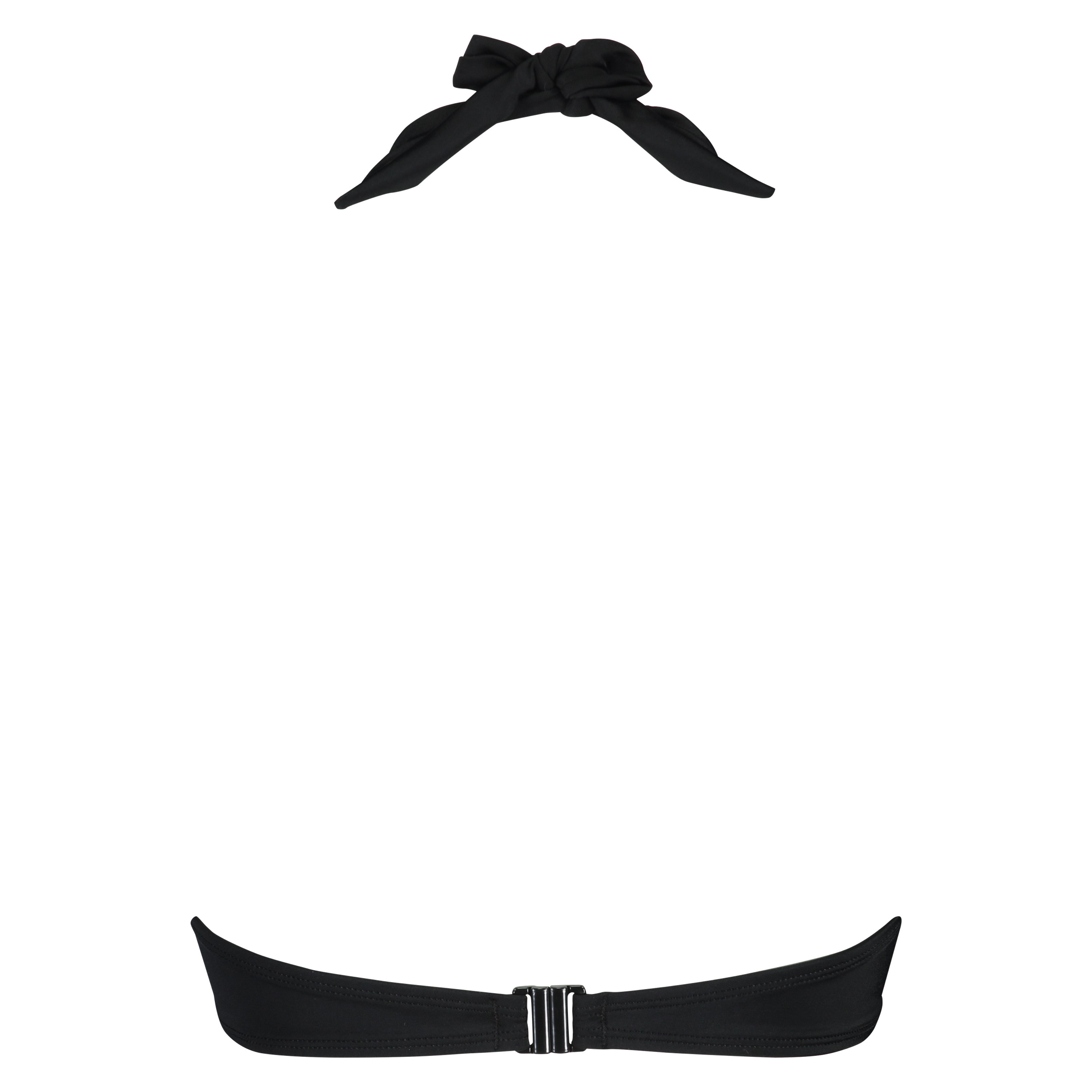 Boho Chick Padded Push-Up Bikini Top, Czarny, main