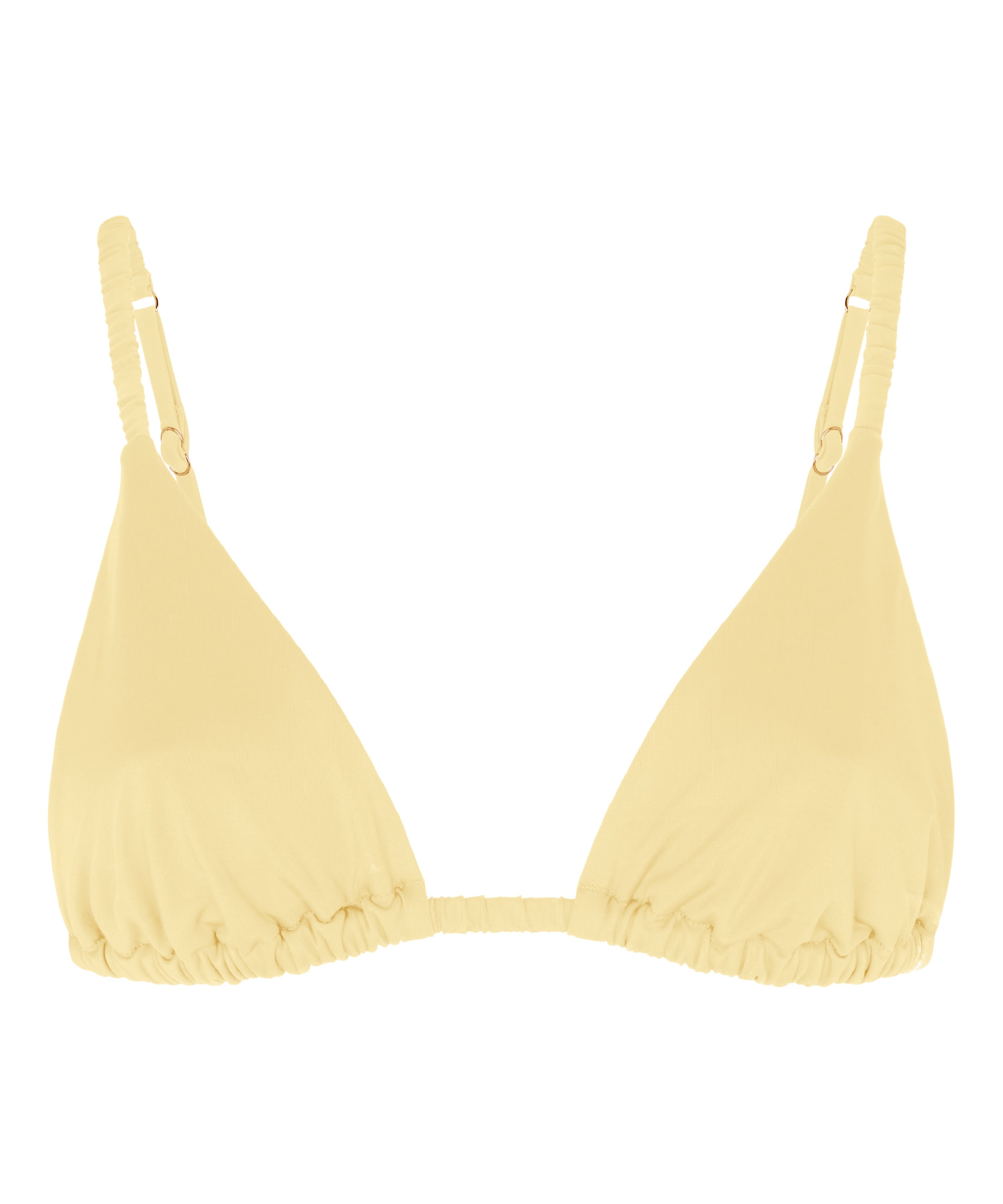 Tr&oacute;jkątny Biustonosz Bikini Riva, Ż&oacute;łty, main