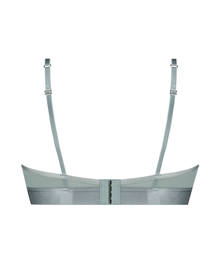 Usztywniany zabudowany biustonosz z fiszbinami Luna, Niebieski