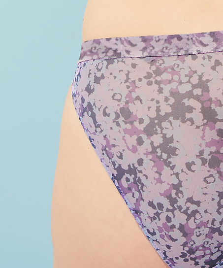 Majtki tanga That Is Lit, Niebieski