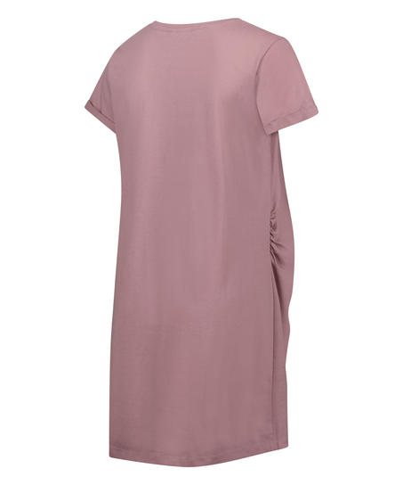 Koszula nocna ciążowa z krótkimi rękawami, Zielony