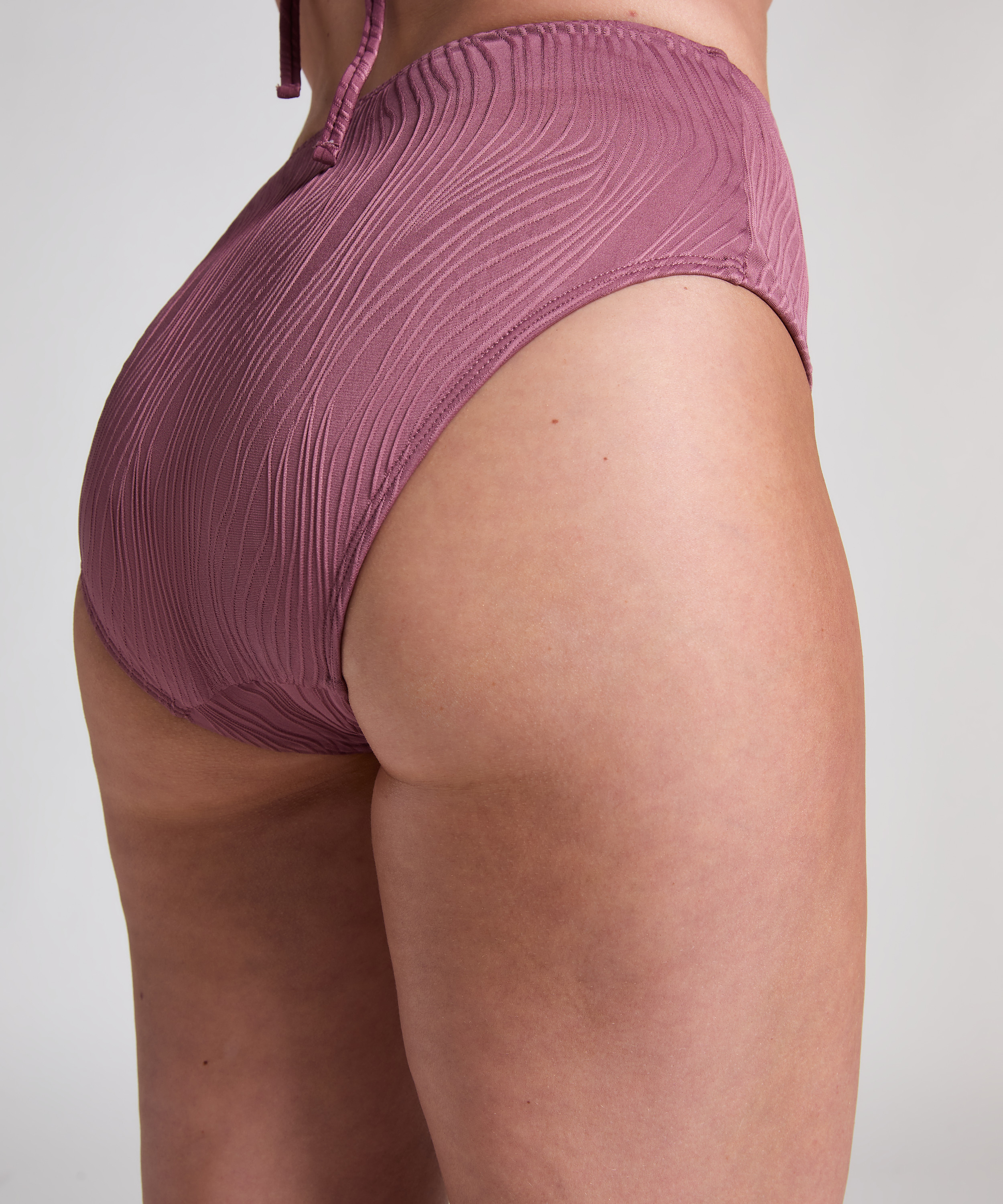 Majtki od bikini Rio z wysokim stanem, Fioletowy, main