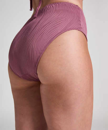 Majtki od bikini Rio z wysokim stanem, Fioletowy
