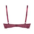 Biustonosz usztywniany push-up Rose, Czerwony