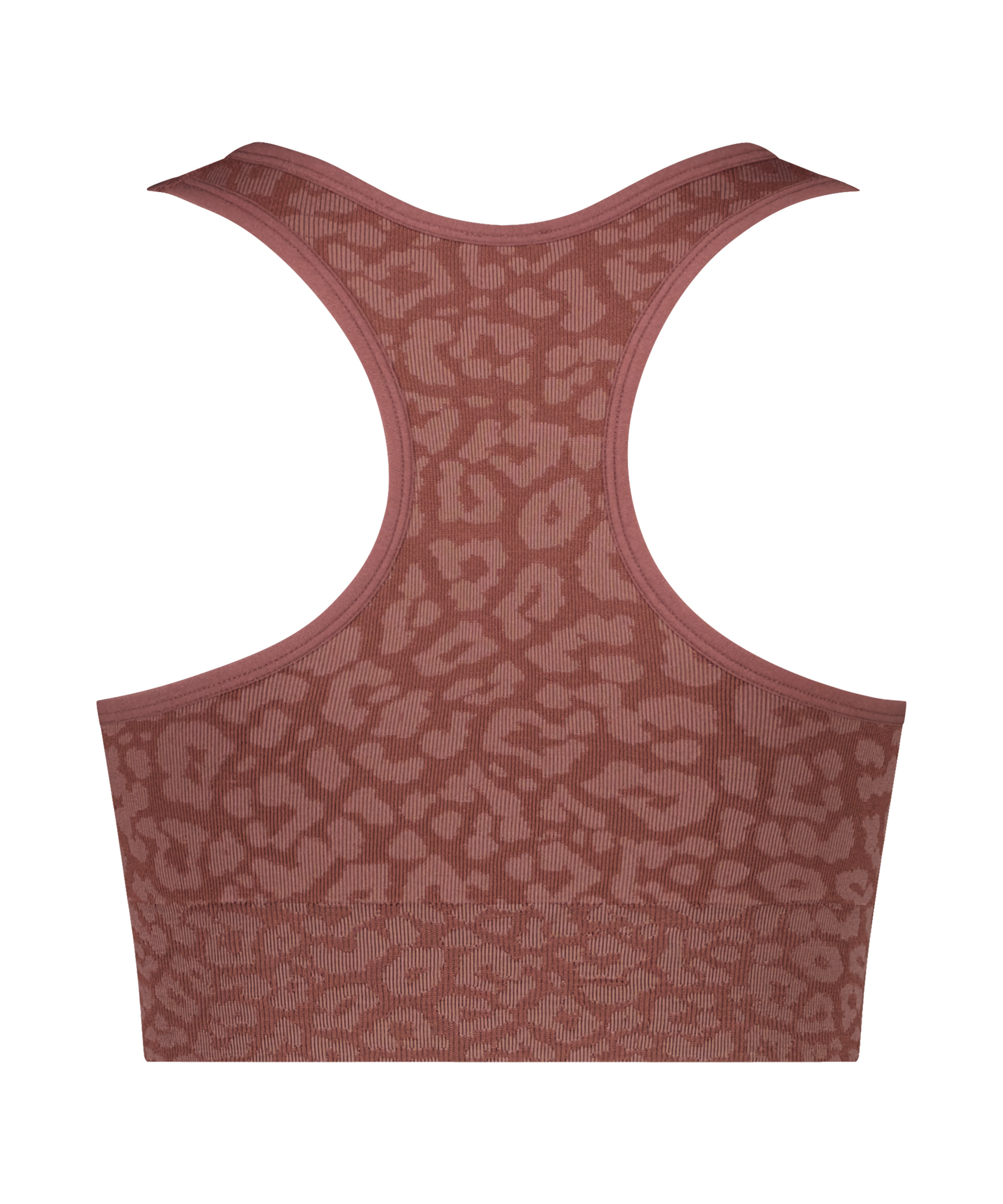 Biustonosz sportowy bezszwowy HKMX Zebra, Różowy, main