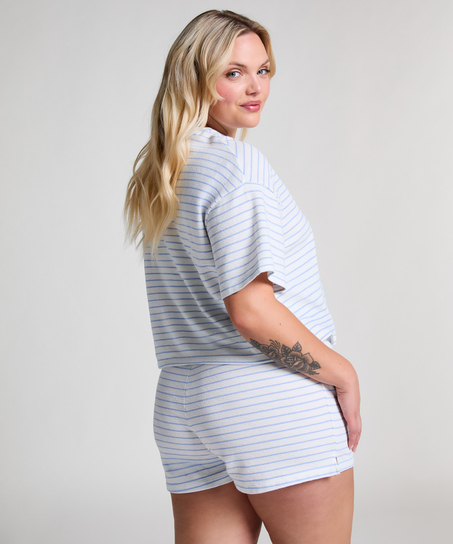 Bawełniane spodenki, Niebieski