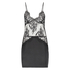 Silk Slip Dress, Czarny