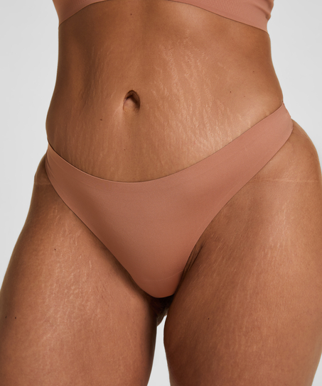 Super Comfort Stringi, Brązowy