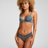 Brazyliany V-shape Mesh, Niebieski