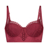Chase padded half-cup underwired bra Rebecca Mir, Czerwony