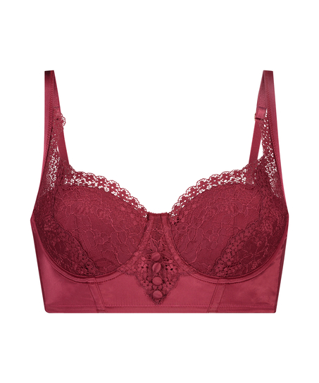 Chase padded half-cup underwired bra Rebecca Mir, Czerwony