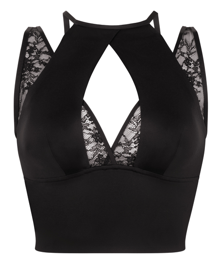 Biustonosz bralette Vivianne, Czarny