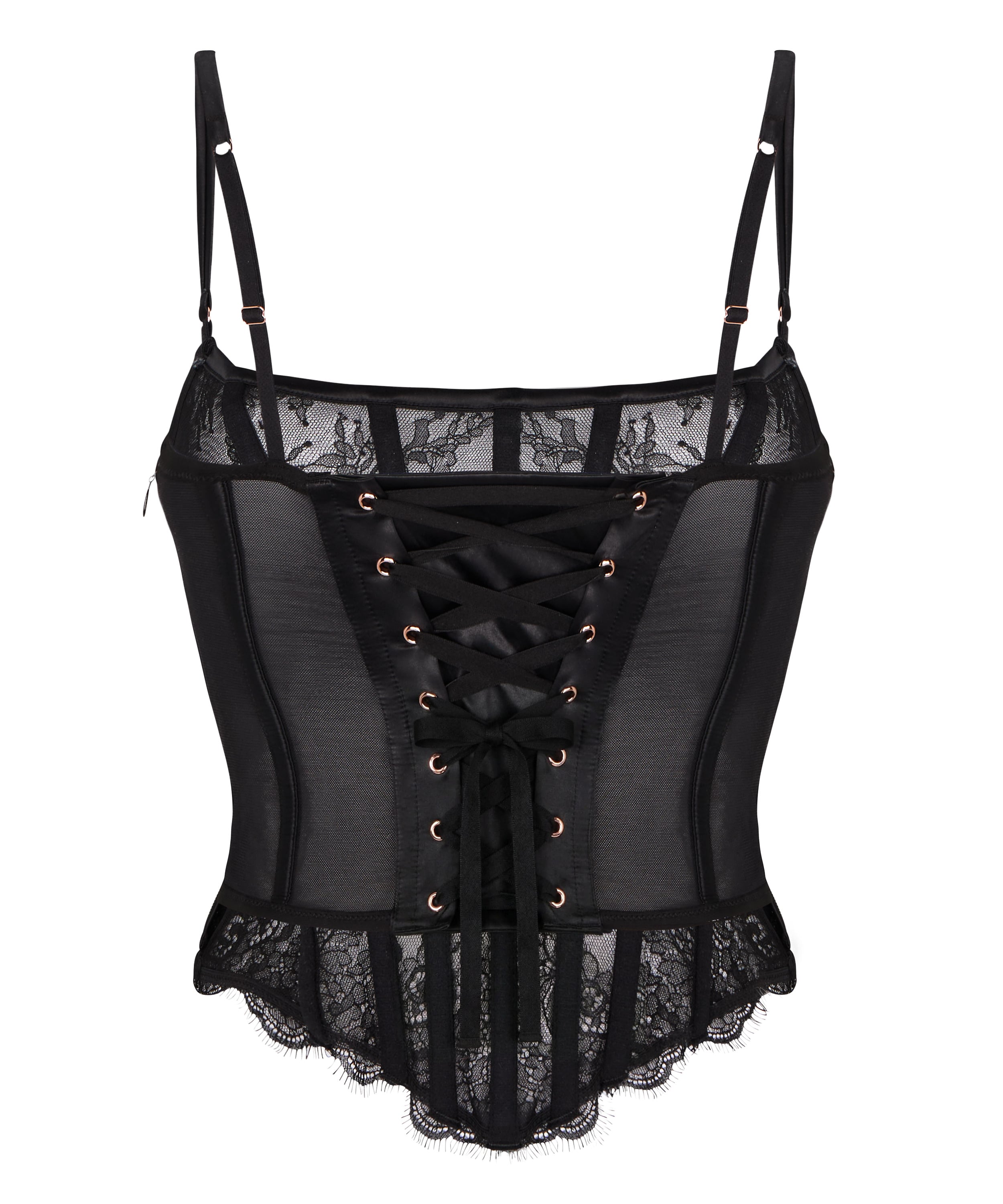 Bustier Sylvia, Czarny, main