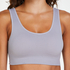 Seamless bralette, Szary