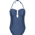 Sardinia str&oacute;j kąpielowy Bandeau, Niebieski