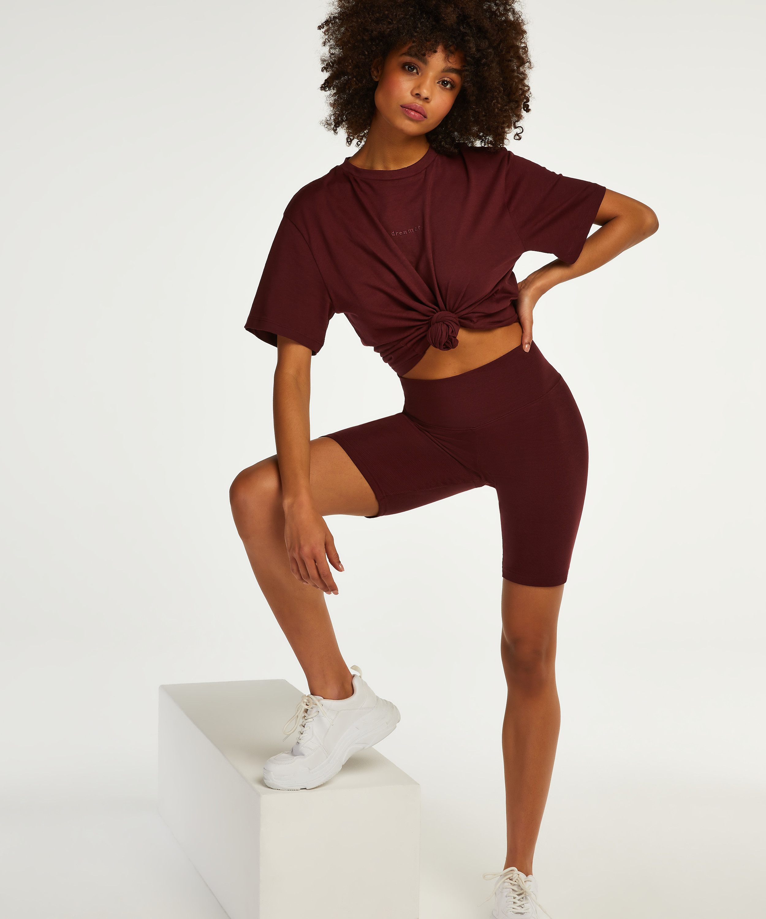 Piżama z szortami Biker, Czerwony, main