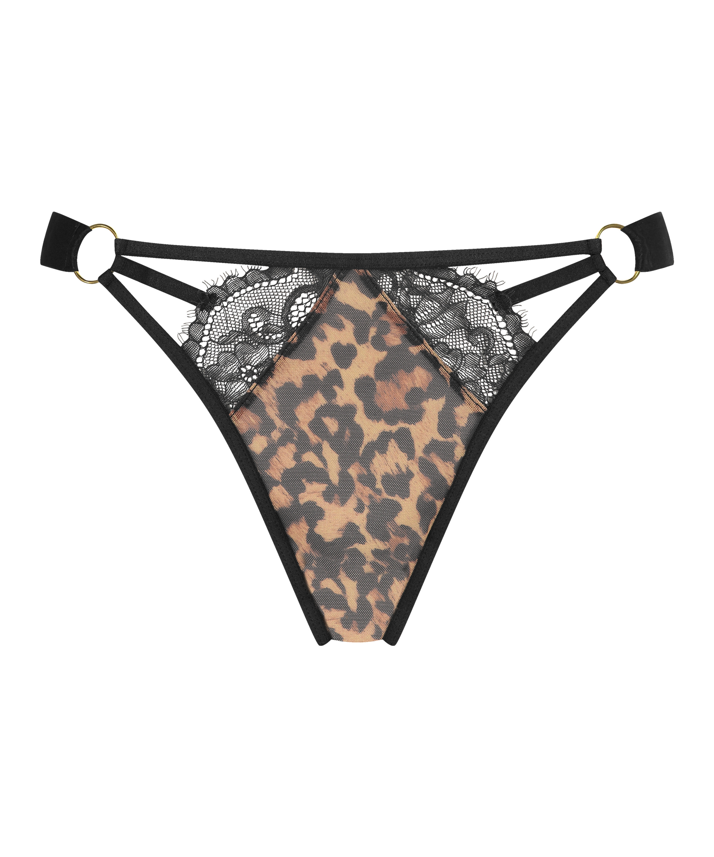 Wysoko wycięte brazyliany Evie Nyakim, Czarny, main