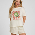 T-shirt z Nadrukiem, Biały