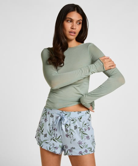 Dżersejowe szorty, Niebieski