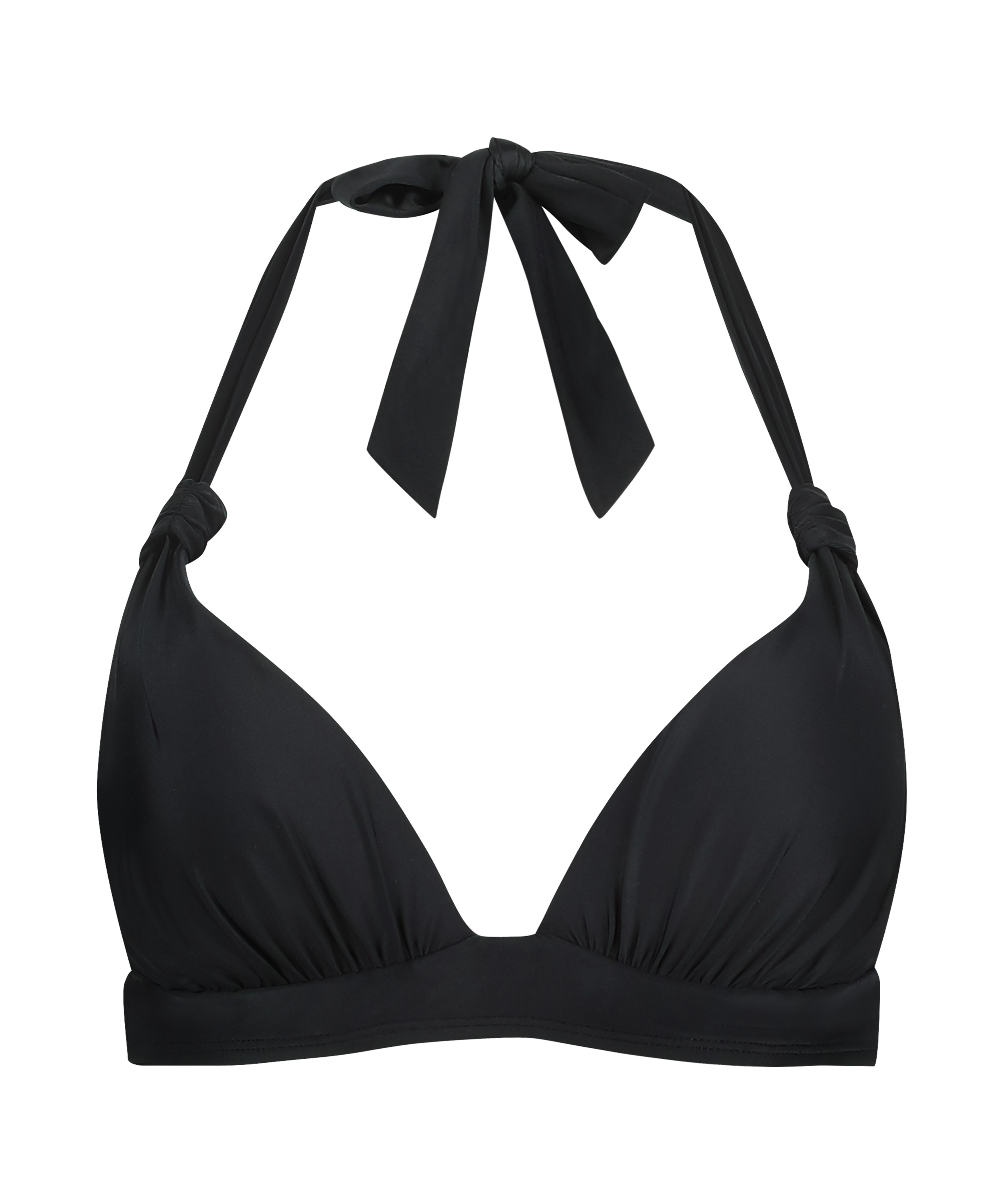 Góra od bikini typu trójkąt Luxe, Czarny, main