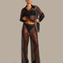 Spodnie Lace Camille, Czarny