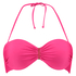 Bandeau bikini top Flamenco, R&oacute;żowy