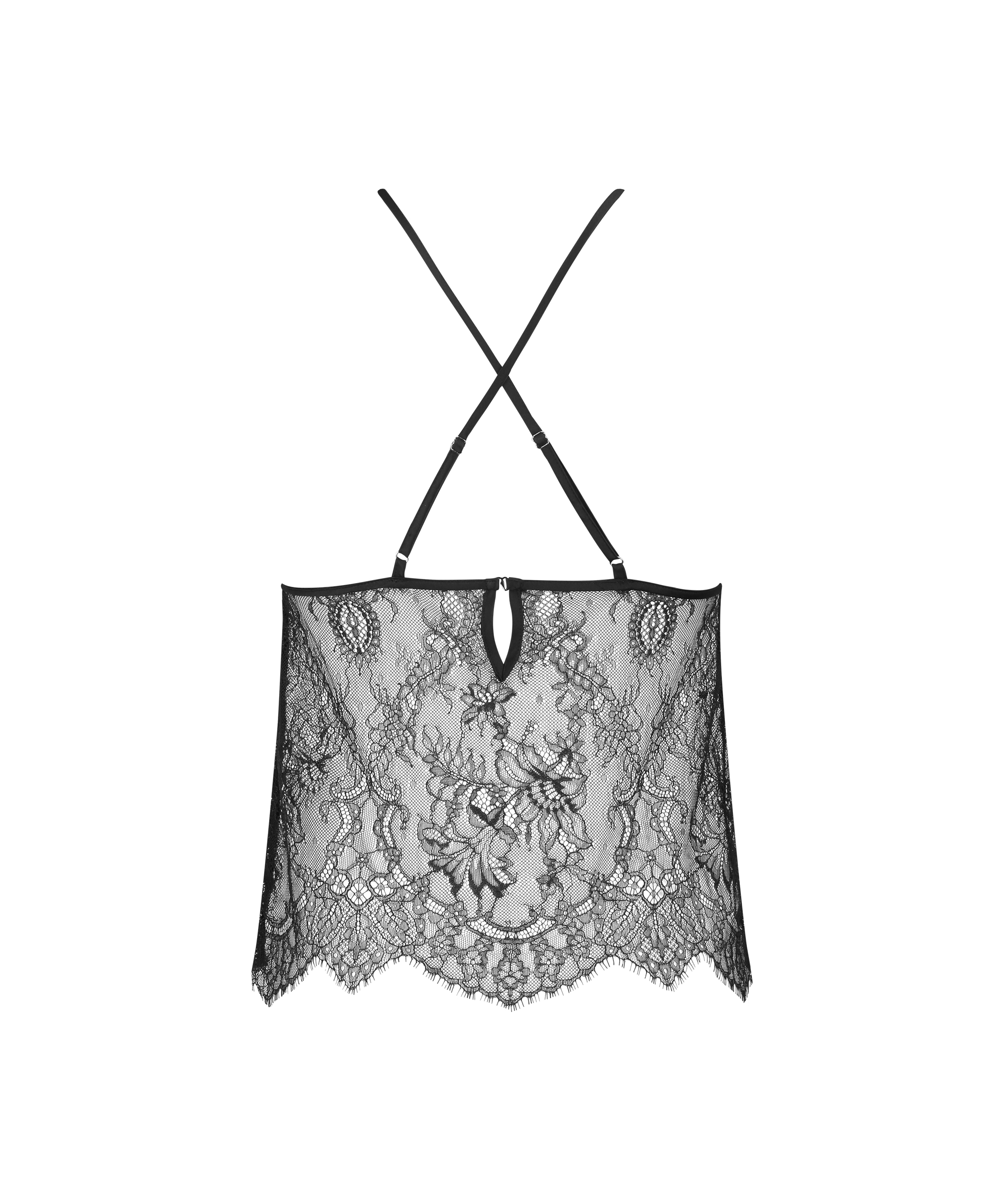 Cami Lace Delphine, Czarny, main