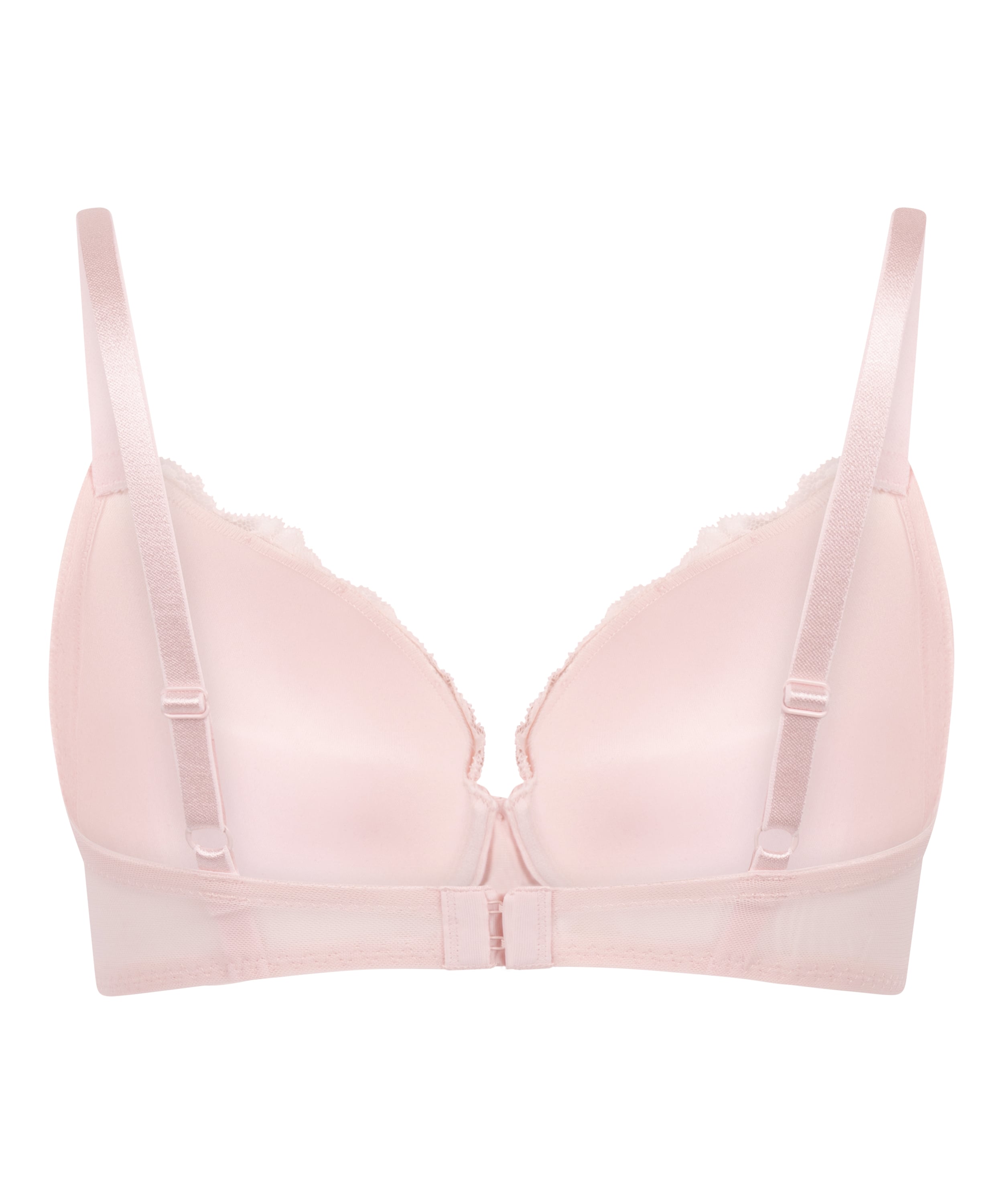Biustonosz usztywniany push-up z fiszbinami Teddy, R&oacute;żowy, main
