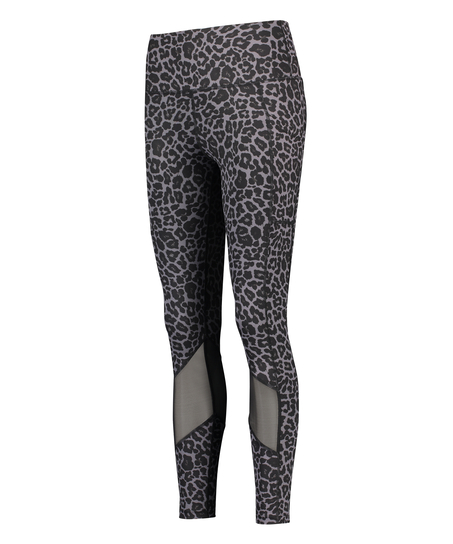 Legginsy z wysokim stanem HKMX Oh My Squat, Szary