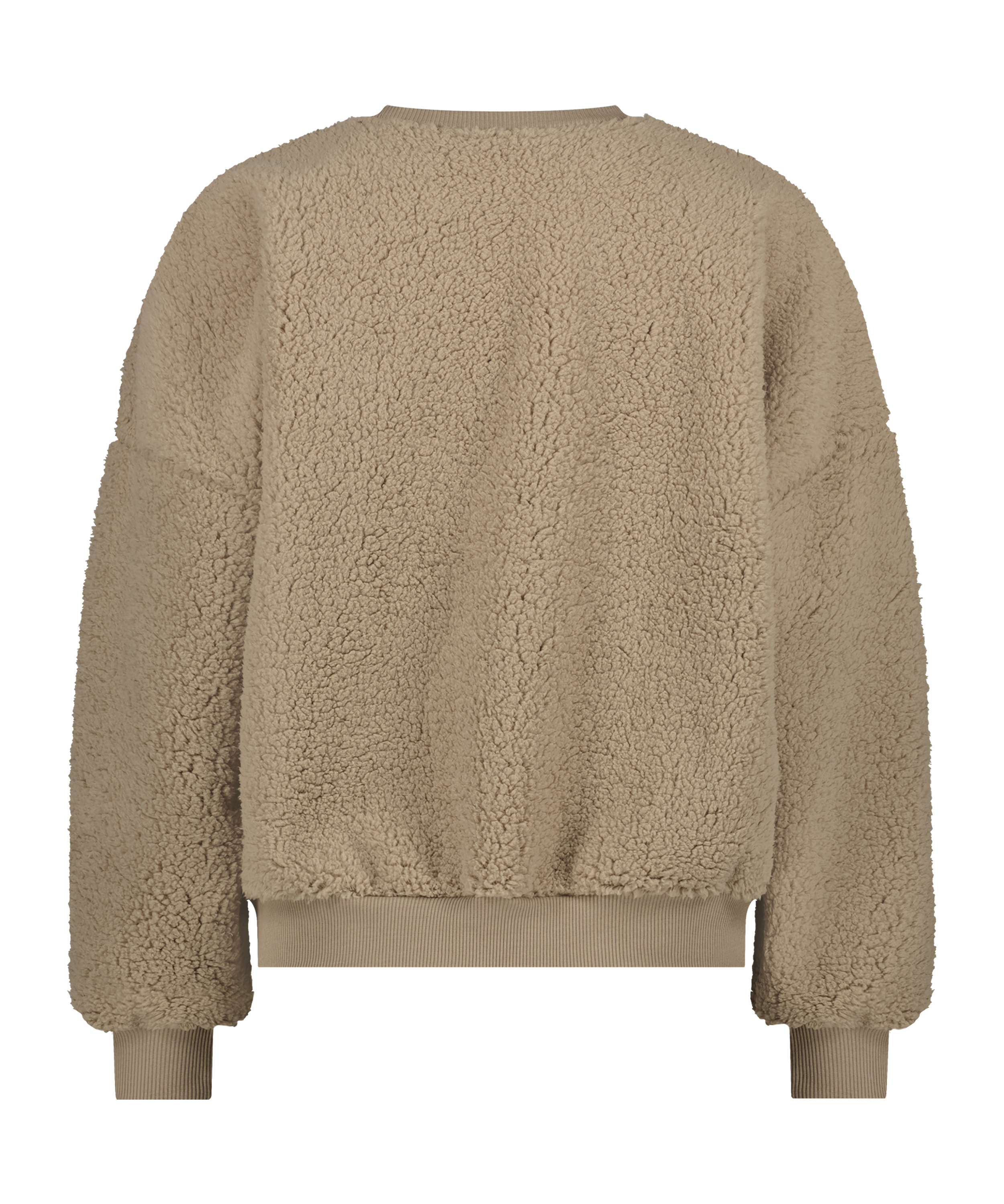 Bluza z polaru Teddy, Brązowy, main