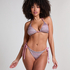 Tr&oacute;jkątny top od bikini Cali, R&oacute;żowy