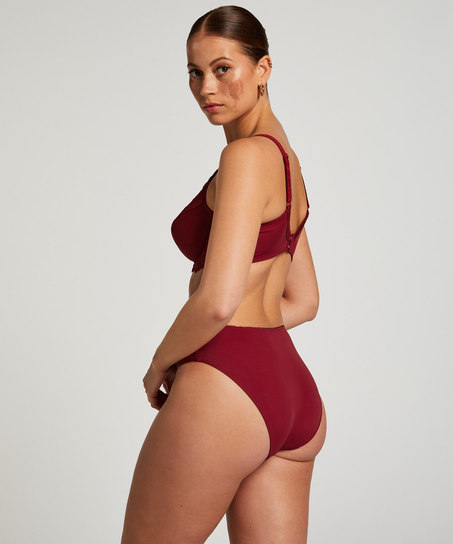 Biustonosz nieusztywniany z fiszbinami Diva, Czerwony