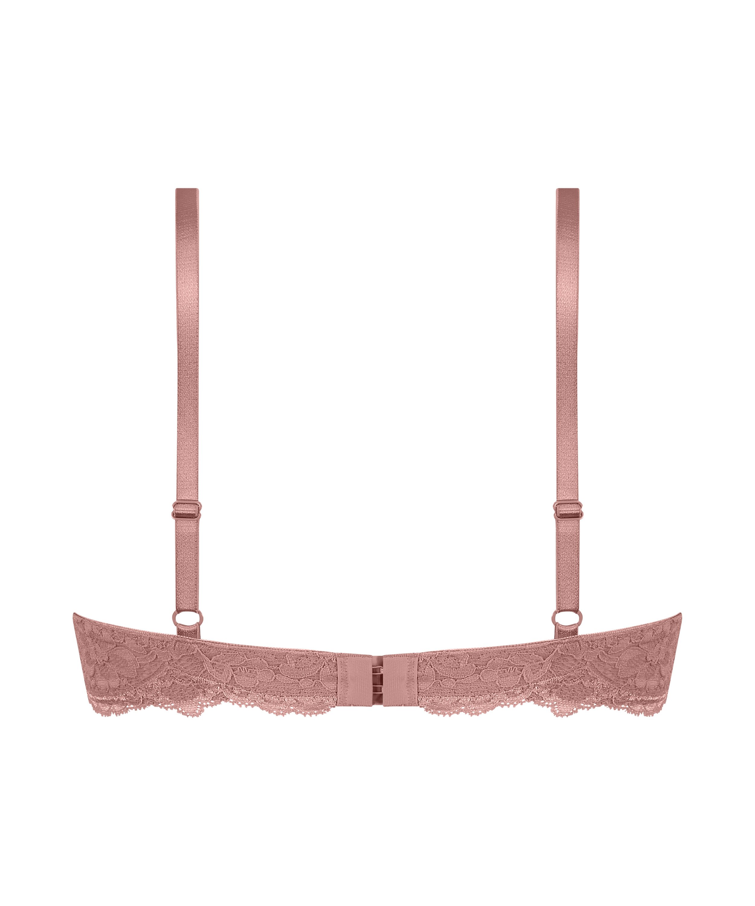 Wyściełany biustonosz push-up z fiszbinami Marine, Różowy, main