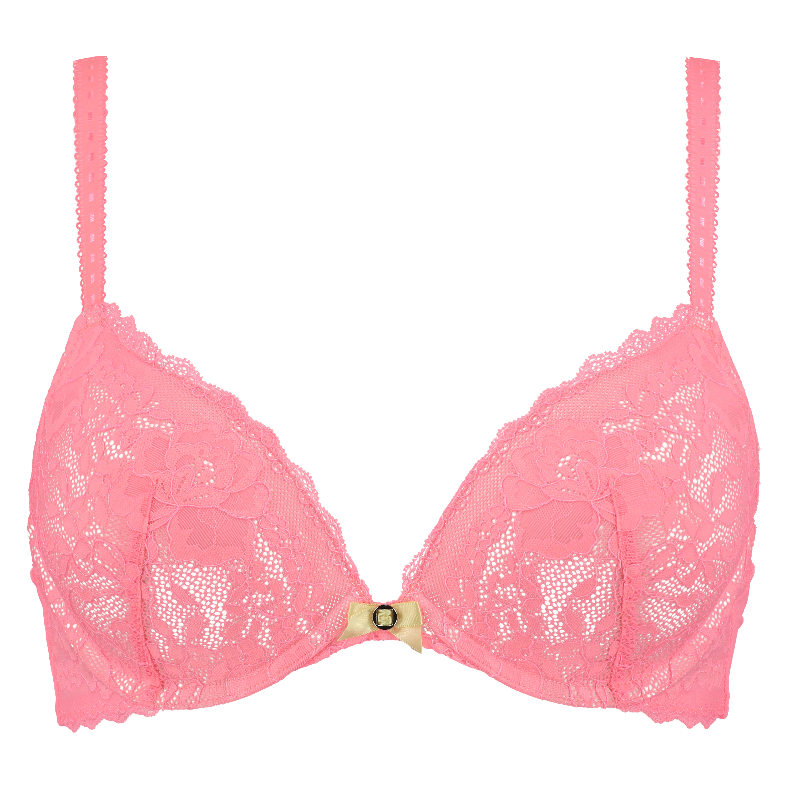 Theresa Padded Underwired Push-Up Bra, Pomarańczowy, main