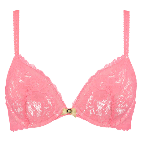 Theresa Padded Underwired Push-Up Bra, Pomarańczowy