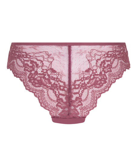Brazyliany Invisible Lace Back, Fioletowy