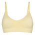 Tr&oacute;jkątny biustonosz bralette Dide, Ż&oacute;łty