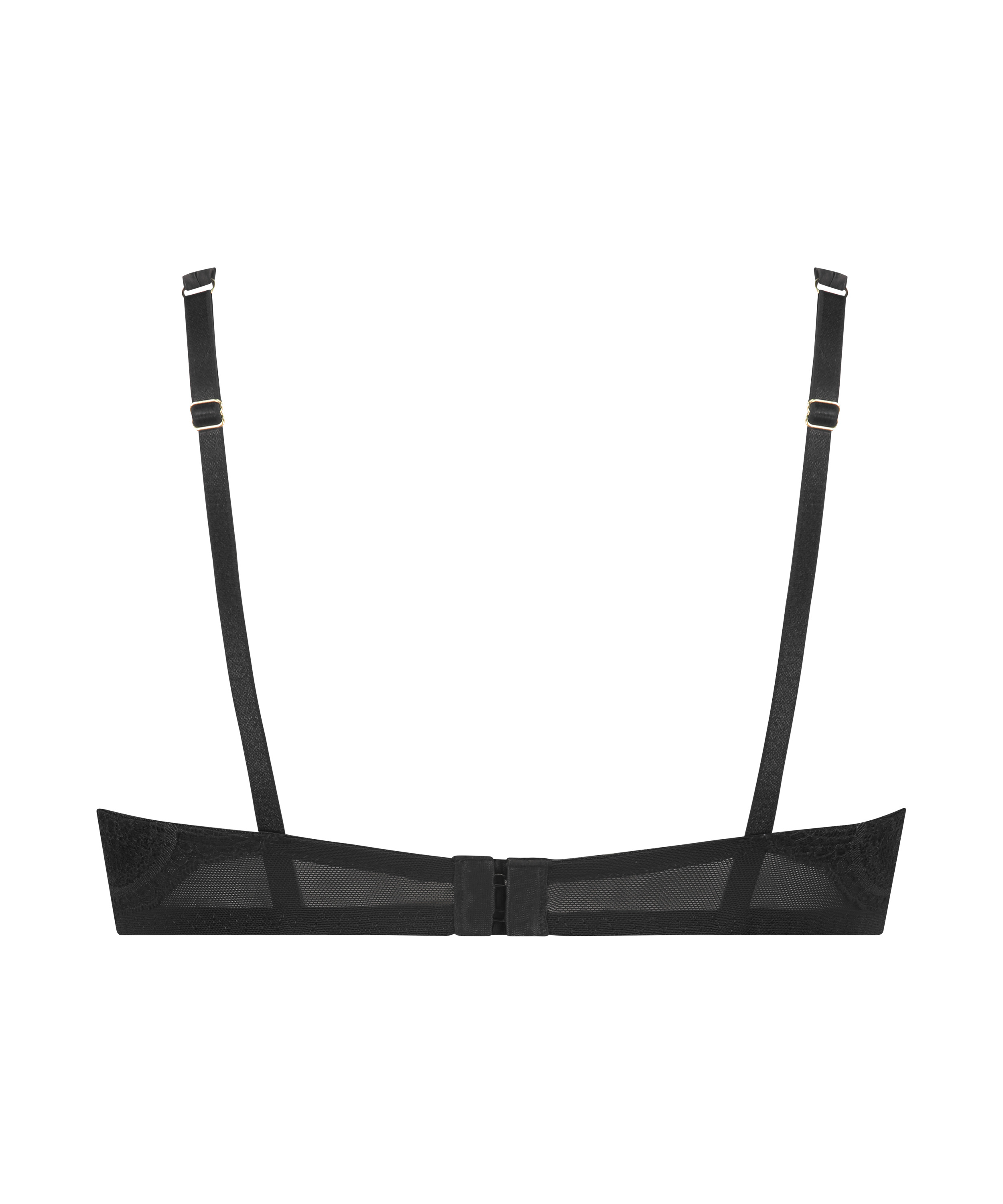 Nieusztywniony biustonosz z fiszbinami Fleur Nyakim, Czarny, main