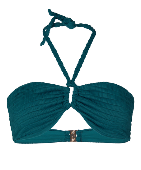 G&oacute;ra od Bikini Bandeau St Kitts, Zielony