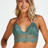 Illuna triangle bralette, Zielony