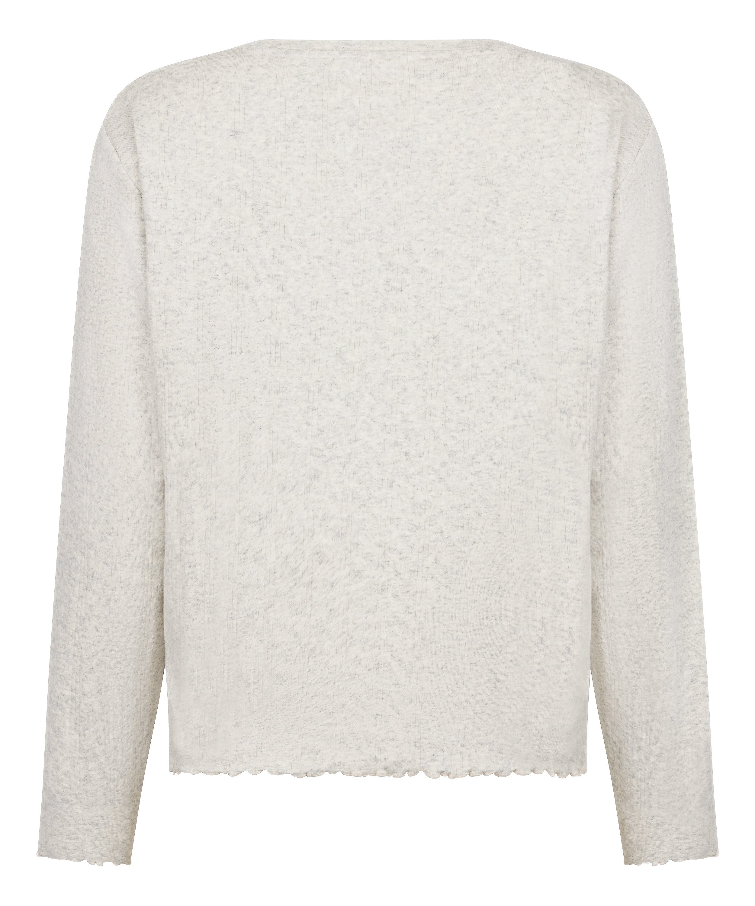 Piżama Top Loose Pointelle, Szary, main