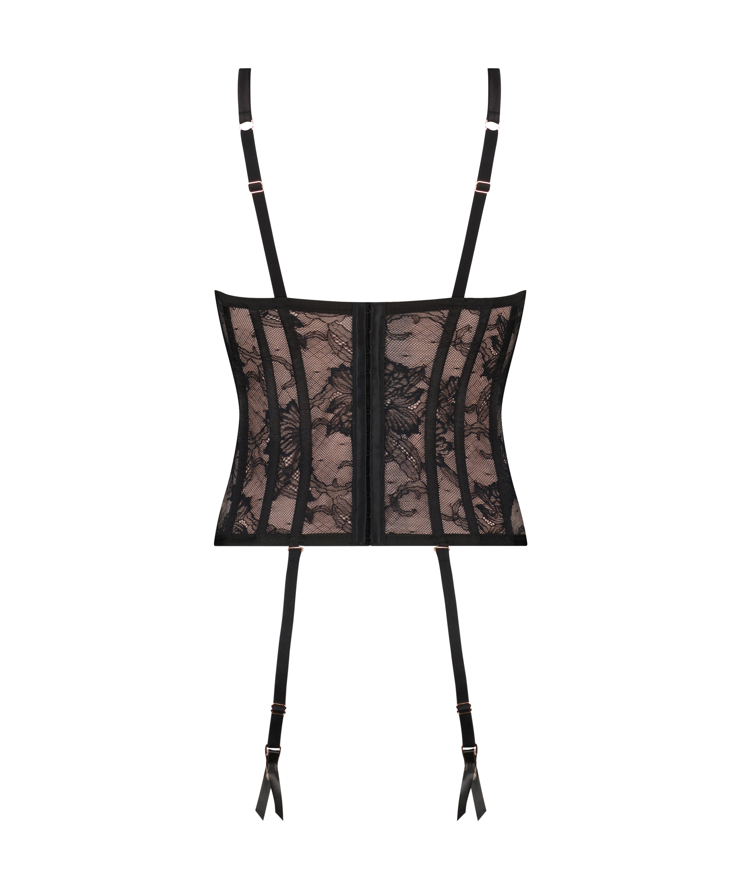 Bustier Magdalena, Czarny, main
