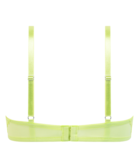 Biustonosz usztywniany marki Ingrid z fiszbinami, Zielony