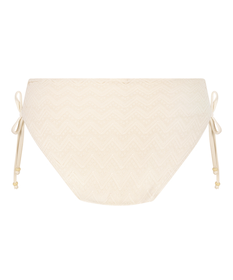 Szydełkowy d&oacute;ł od bikini Crochet, Biały