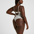High Waisted Brazilian Miri, Biały