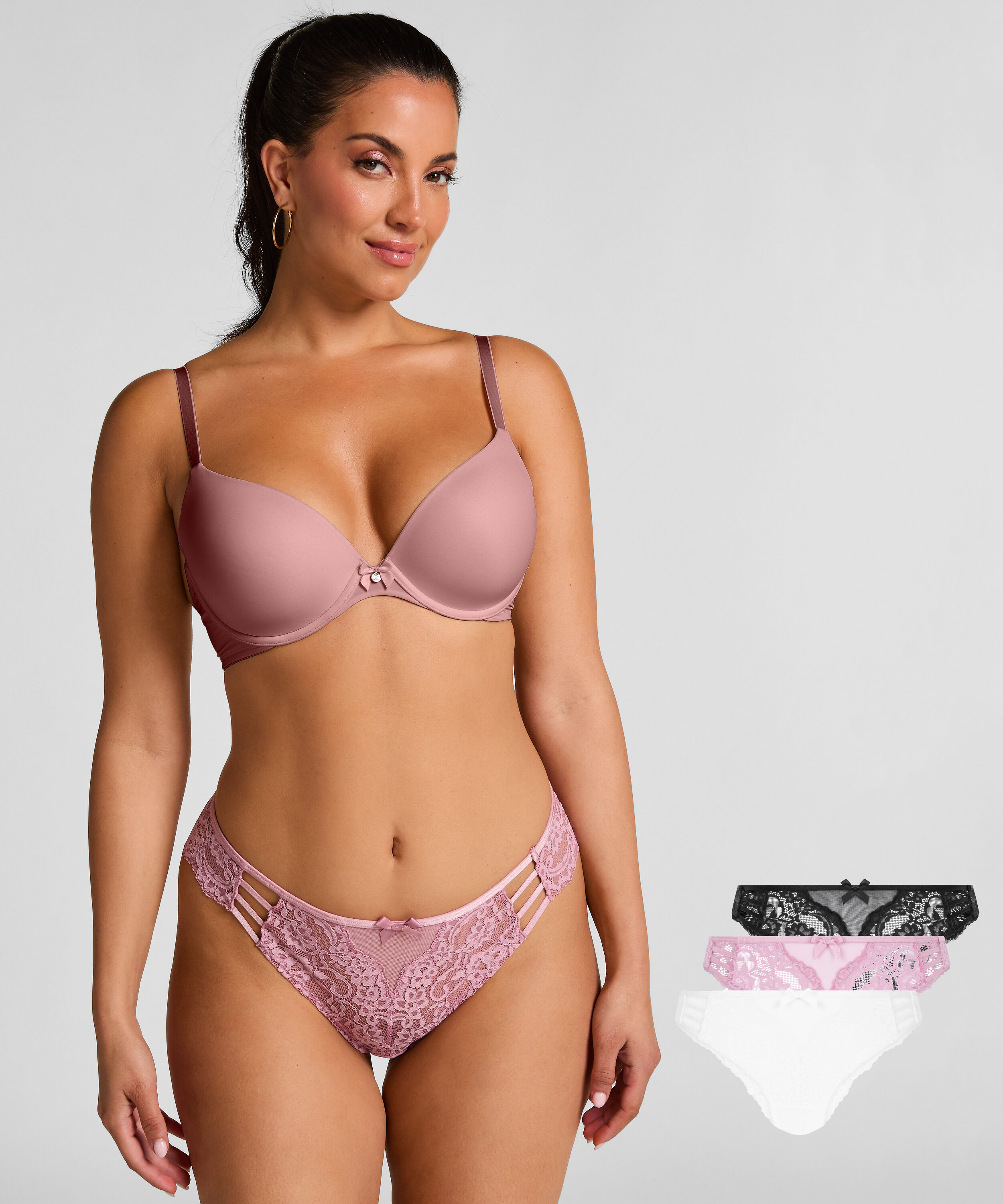 Brazyliany Belle 3 pary, R&oacute;żowy